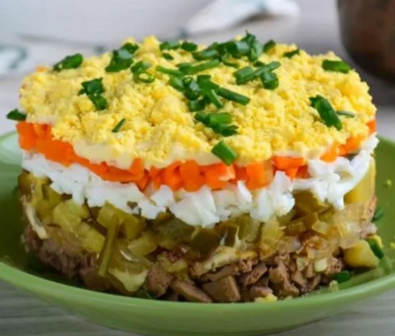 Салат Деревенский с курочкой