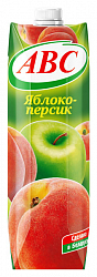 Сок Яблоко-персик АВС 1 л