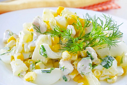 Салат Солнечный с курицей